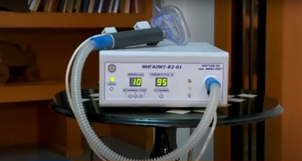 Аппарат для введения смеси гелия и кислорода